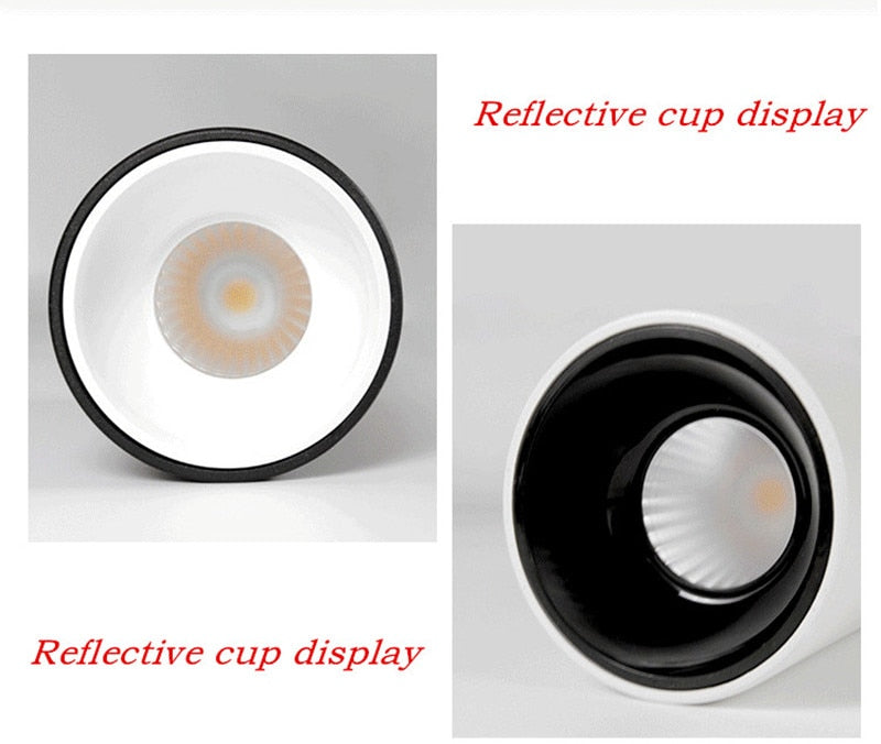 High quality Round Surface Mounted LED COB Downlights 7W 10W 15W LED Ceiling Lamps Spot Light AC110/220V driverless Downlight