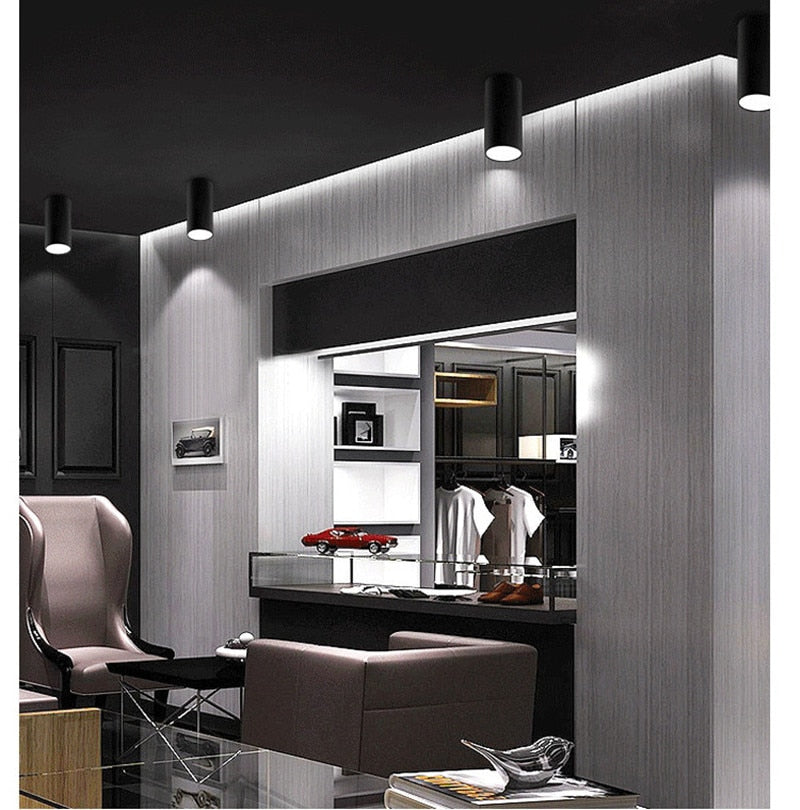 High quality Round Surface Mounted LED COB Downlights 7W 10W 15W LED Ceiling Lamps Spot Light AC110/220V driverless Downlight