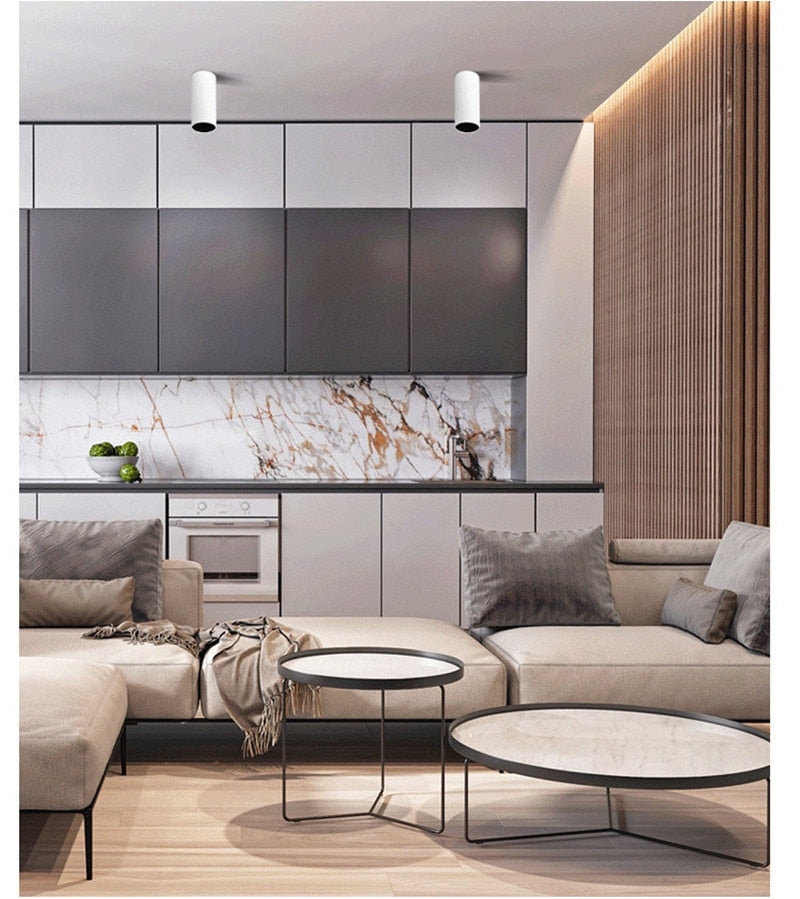 High quality Round Surface Mounted LED COB Downlights 7W 10W 15W LED Ceiling Lamps Spot Light AC110/220V driverless Downlight