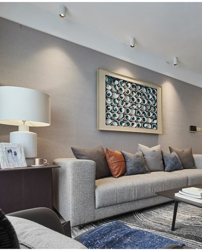 High quality Round Surface Mounted LED COB Downlights 7W 10W 15W LED Ceiling Lamps Spot Light AC110/220V driverless Downlight