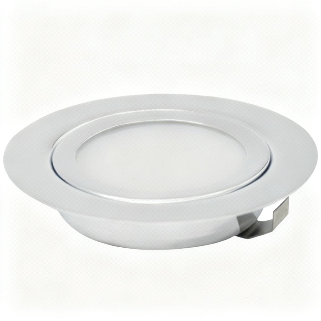 Stainless Steel 3W 12V 24V 14mm Slim Mini LED Downlight Lights+ Ultra-thin 100-240V Driver Adapter Kitchen Dining Lighting