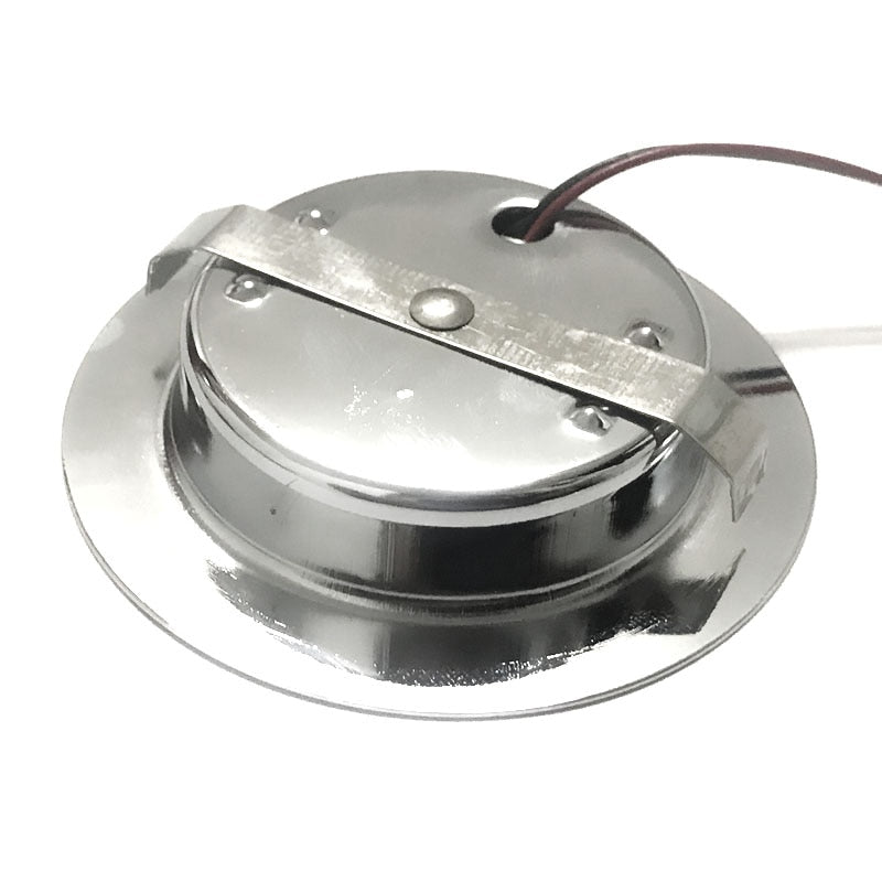 Stainless Steel 3W 12V 24V 14mm Slim Mini LED Downlight Lights+ Ultra-thin 100-240V Driver Adapter Kitchen Dining Lighting