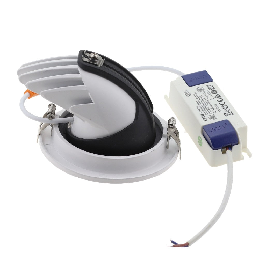 Adjustable 360 LED Spot Downlight Ceiling Down light Rotatable LED Trunk light Gimbal Gimble Direction Adjustable LED Spot light