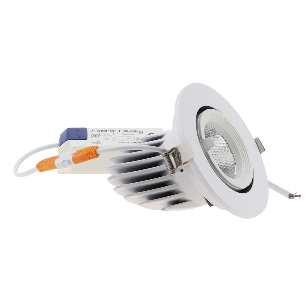 Adjustable 360 LED Spot Downlight Ceiling Down light Rotatable LED Trunk light Gimbal Gimble Direction Adjustable LED Spot light