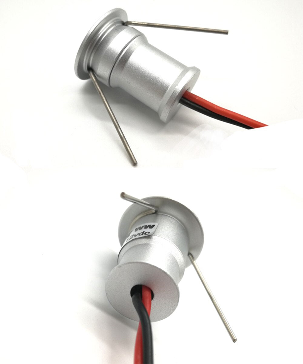 Mini LED Spotlight 9pcs 1W IP65 Cabinet Light Led Spots Canopy Stair Ceiling Light Focos Led Spot Downlight with IP67 Driver