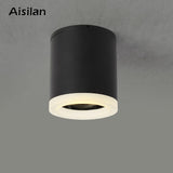 Aisilan Led Surface Mounted Ceiling Downlight for indoor Living room, Bedroom, Kitchen, Bathroom, Corridor Spot light AC90-260V