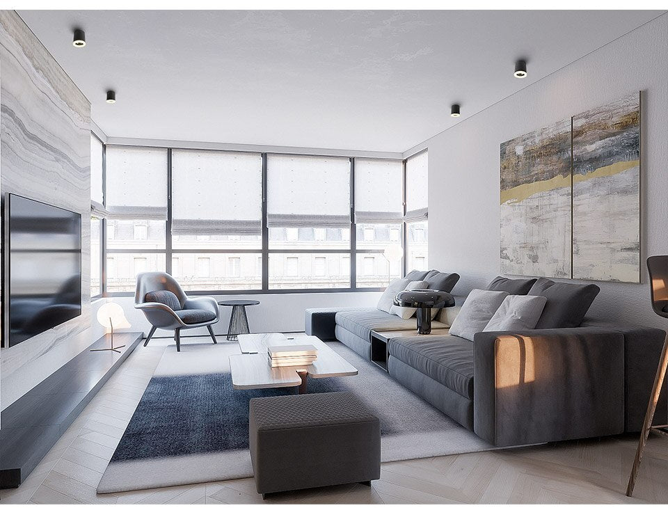 Aisilan Led Surface Mounted Ceiling Downlight for indoor Living room, Bedroom, Kitchen, Bathroom, Corridor Spot light AC90-260V