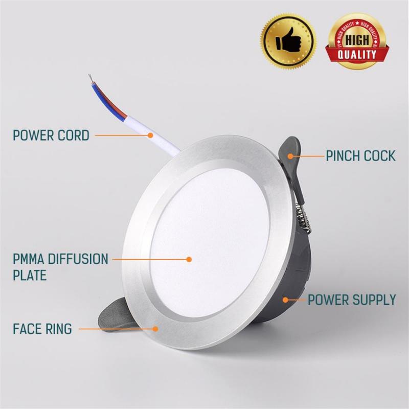 2.5 inch 5W 3 Color LED downlight 5W embedded round LED spotlight ceiling light indoor lighting ceiling light