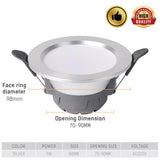 2.5 inch 5W 3 Color LED downlight 5W embedded round LED spotlight ceiling light indoor lighting ceiling light