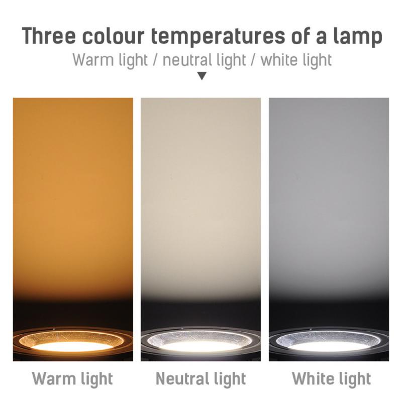 2.5 inch 5W 3 Color LED downlight 5W embedded round LED spotlight ceiling light indoor lighting ceiling light