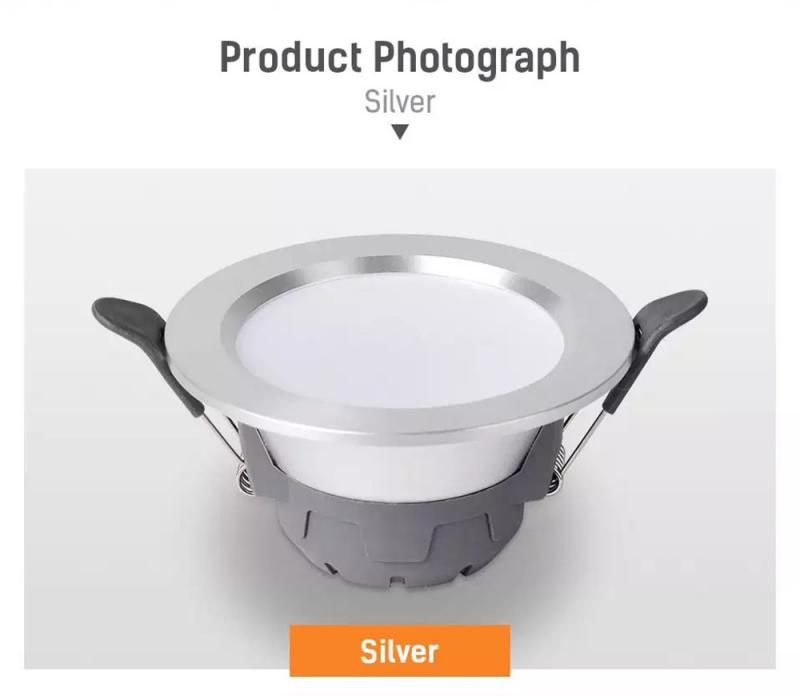 2.5 inch 5W 3 Color LED downlight 5W embedded round LED spotlight ceiling light indoor lighting ceiling light