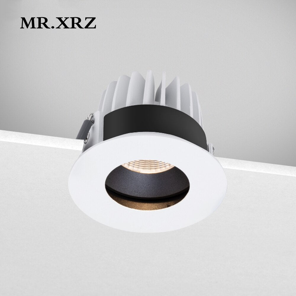 MR.XRZ 10W Recessed COB Led Downlights Adjustable Round Anti Dazzle Ceiling Spots Lights Lamps For Indoor Home