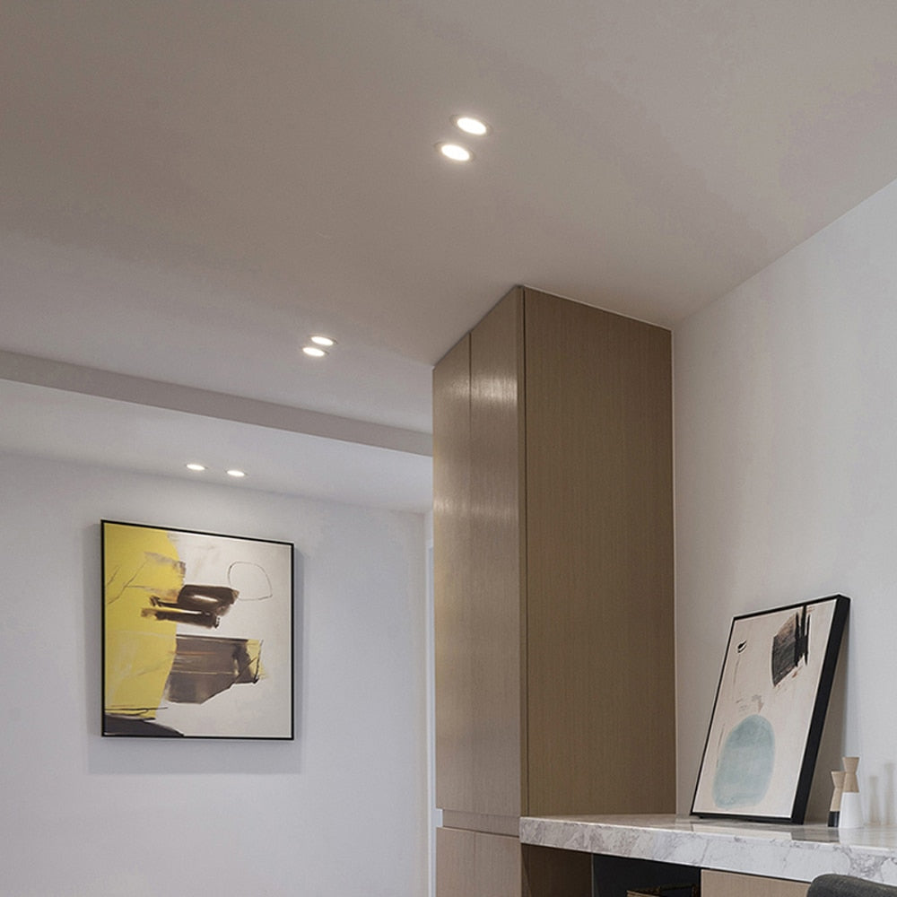 MR.XRZ 10W Recessed COB Led Downlights Adjustable Round Anti Dazzle Ceiling Spots Lights Lamps For Indoor Home