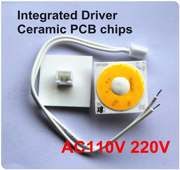 Downlight 5pcs 110V 120V Dimmable 18W AC Cob LED Chip Assembly For Recessed Ceiling Led Downlight