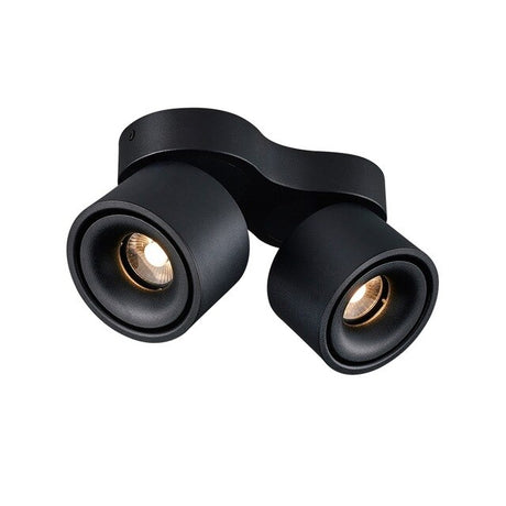 Adjustable bright mounted spotlight led downlight living room ceiling light aisle adjustable angle COB non-opening spotlight 24W