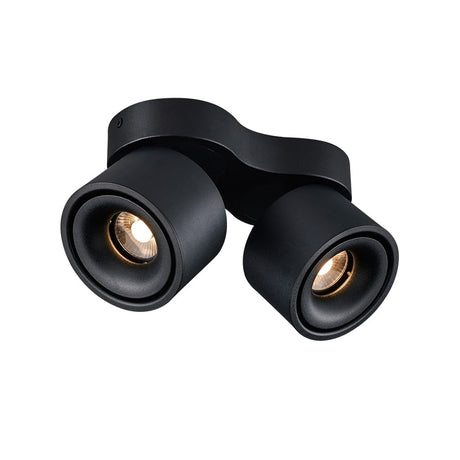 Adjustable bright mounted spotlight led downlight living room ceiling light aisle adjustable angle COB non-opening spotlight 24W