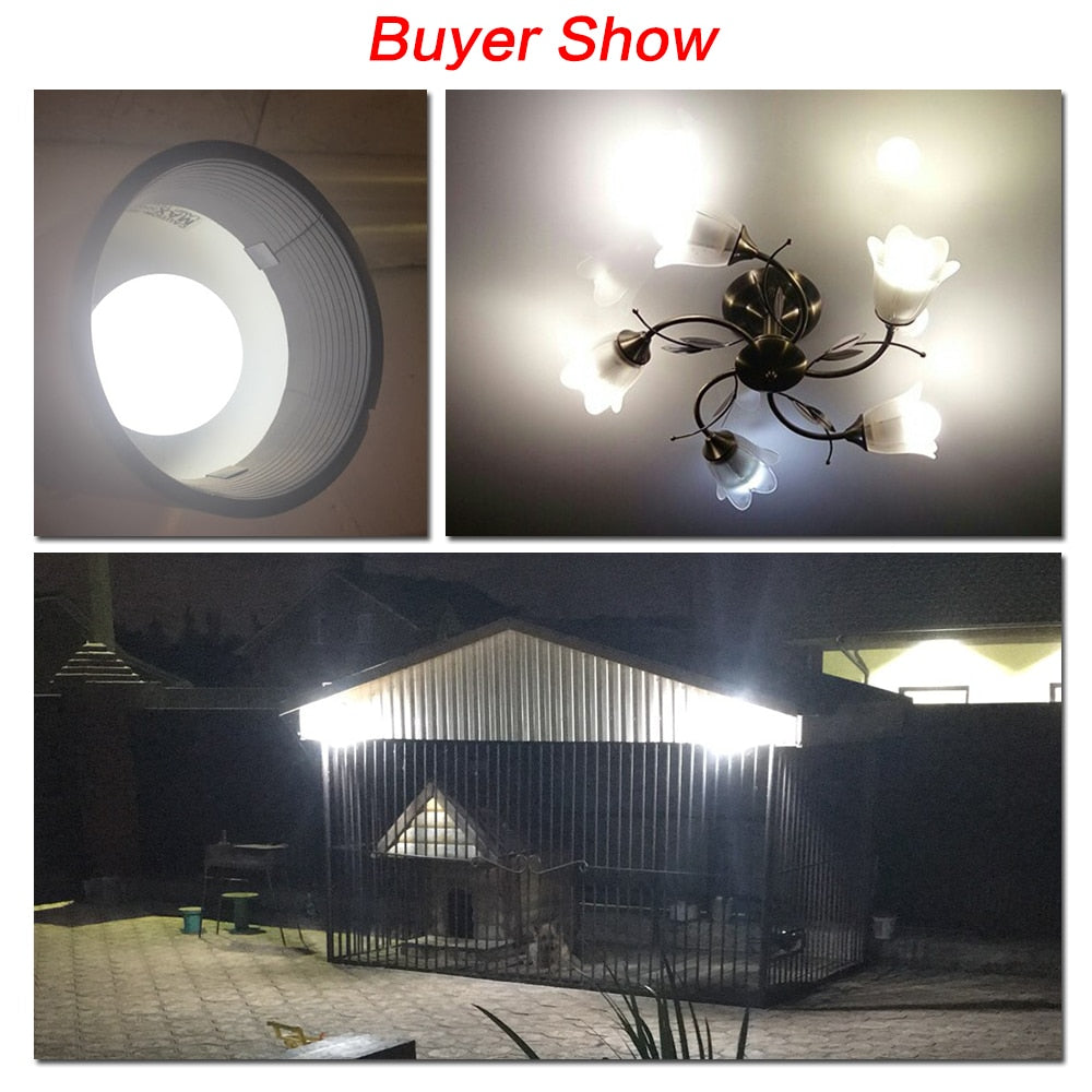 LED Bulb Lamps E27 AC220V 240V 10pcs Real Power LED Lamp 18W 15W 12W 9W 6W 3W Lampada LED Spotlight Table lamp LED Light