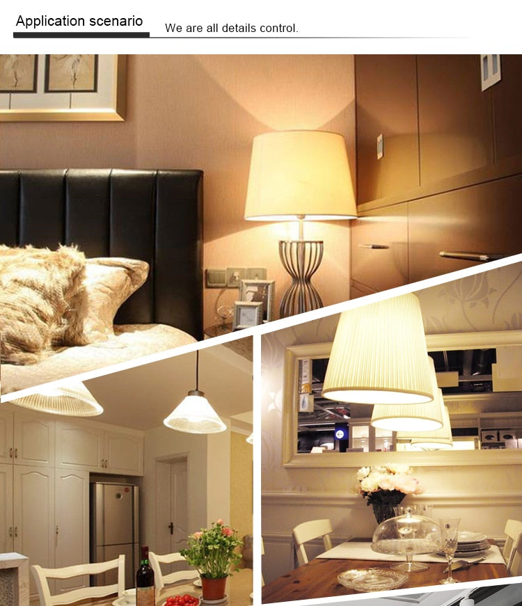 LED Bulb Lamps E27 AC220V 240V 10pcs Real Power LED Lamp 18W 15W 12W 9W 6W 3W Lampada LED Spotlight Table lamp LED Light