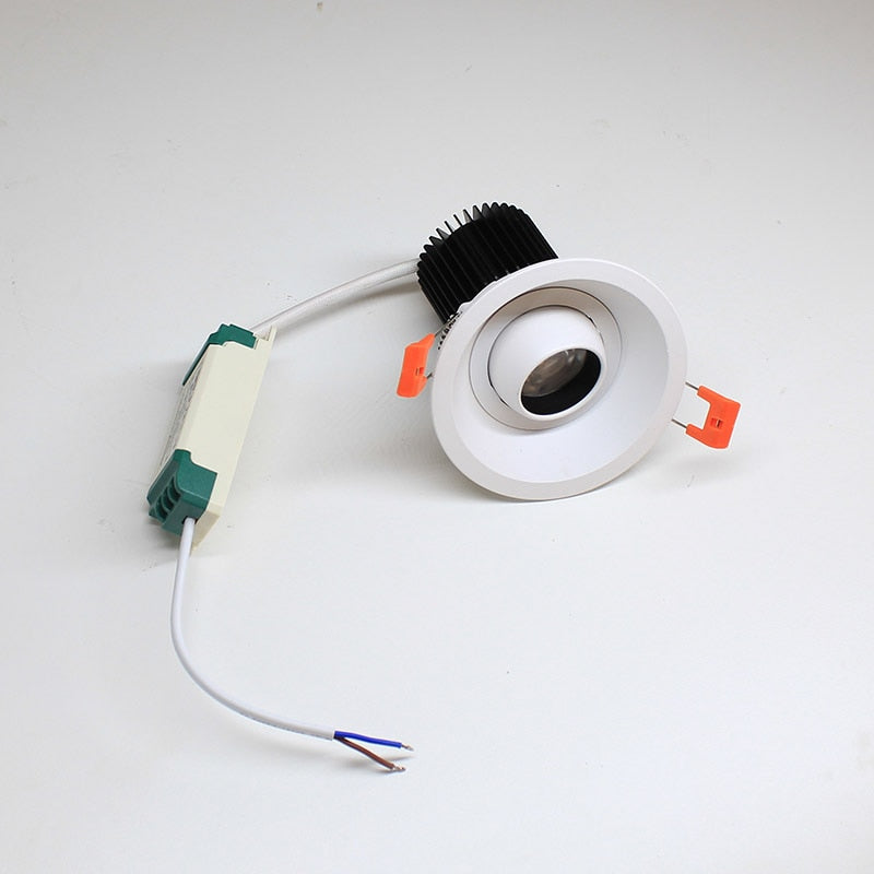  LED Downlight Angle Adjustable Built-in LED Spot light EncastrableAC90-260V White 7W  for Indoor Lighting