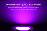 MiBoxer 15W RGB+CCT IP54 Downlight AC 110V 220V Input FUT069 2.4G RF Wireless Remote WiFi APP Alexa Google Voice Control