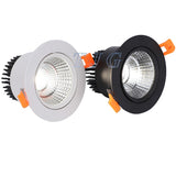 Dimmable LED COB Downlight 3W 5W 7W 9W 12W 15W Round Recessed LED Spot Light lumination Indoor Decoration Ceiling Lamp 110V 220V