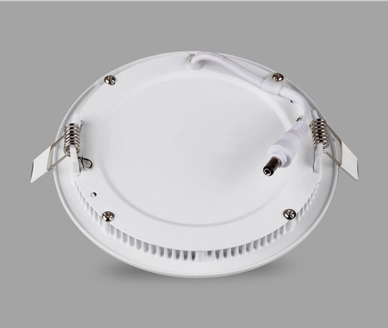 LED Panel Lights Ceiling Round Recessed Lamp Aluminum Ultra Thin Downlights 3W 4W 6W 9W 12W 15W 18W 24W Spotlight Light Fixtures