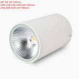 LED Waterproof IP65 COB Ceiling Downlight Surface Mounted Balcony Terrace Hotel Kitchen Bathroom Lamp