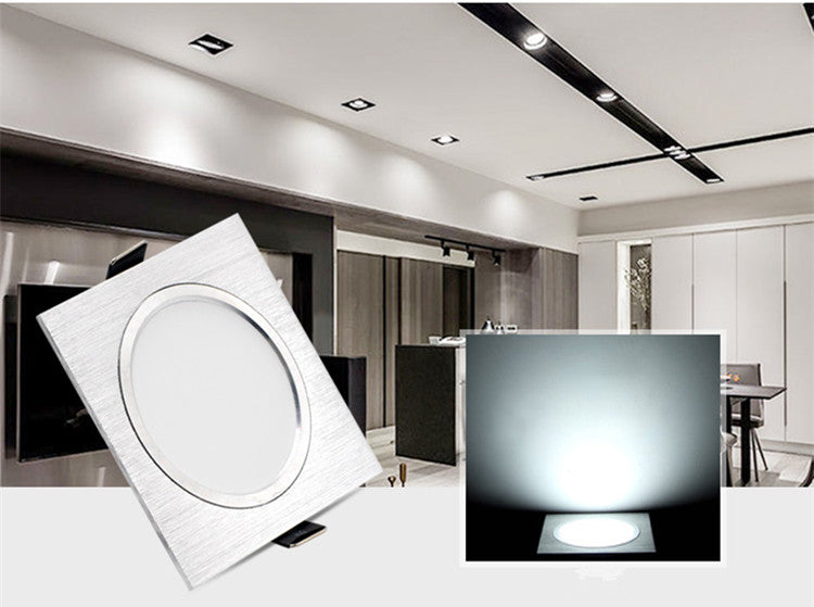 LED Ceiling Lamp Square 5W 10W 15W Dimmable 240v 20W Downlight LED Recessed Wall lamp for Kitchen/Home/Office Indoor Lighting