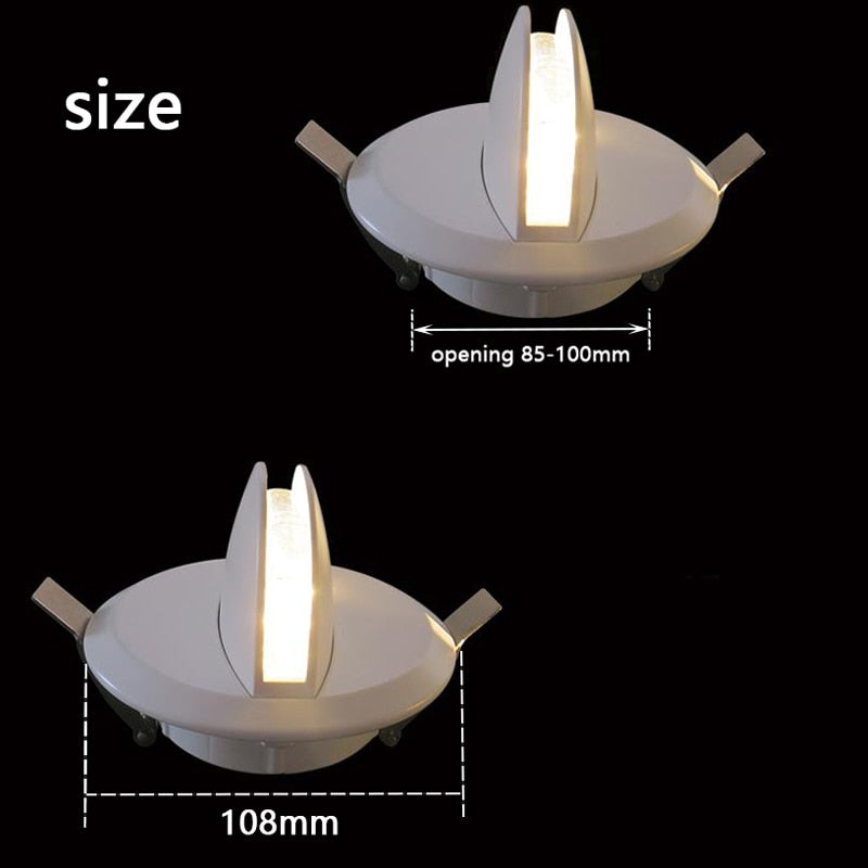 LED Downlight Anti-Glare led Ceiling Lamp LED Spot Lighting window garden door of the corridor led Recessed Downlight AC85-265V