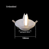 LED Downlight Anti-Glare led Ceiling Lamp LED Spot Lighting window garden door of the corridor led Recessed Downlight AC85-265V