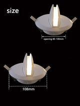 LED Downlight Anti-Glare led Ceiling Lamp LED Spot Lighting window garden door of the corridor led Recessed Downlight AC85-265V