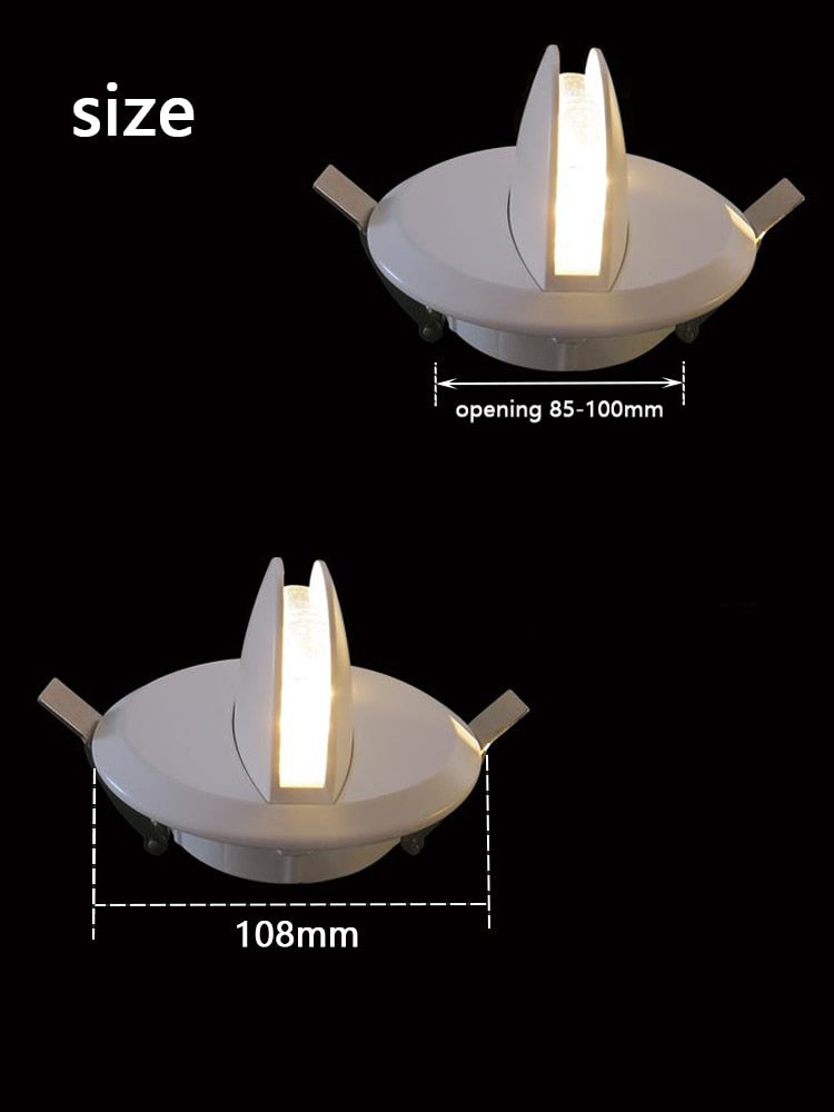 LED Downlight Anti-Glare led Ceiling Lamp LED Spot Lighting window garden door of the corridor led Recessed Downlight AC85-265V