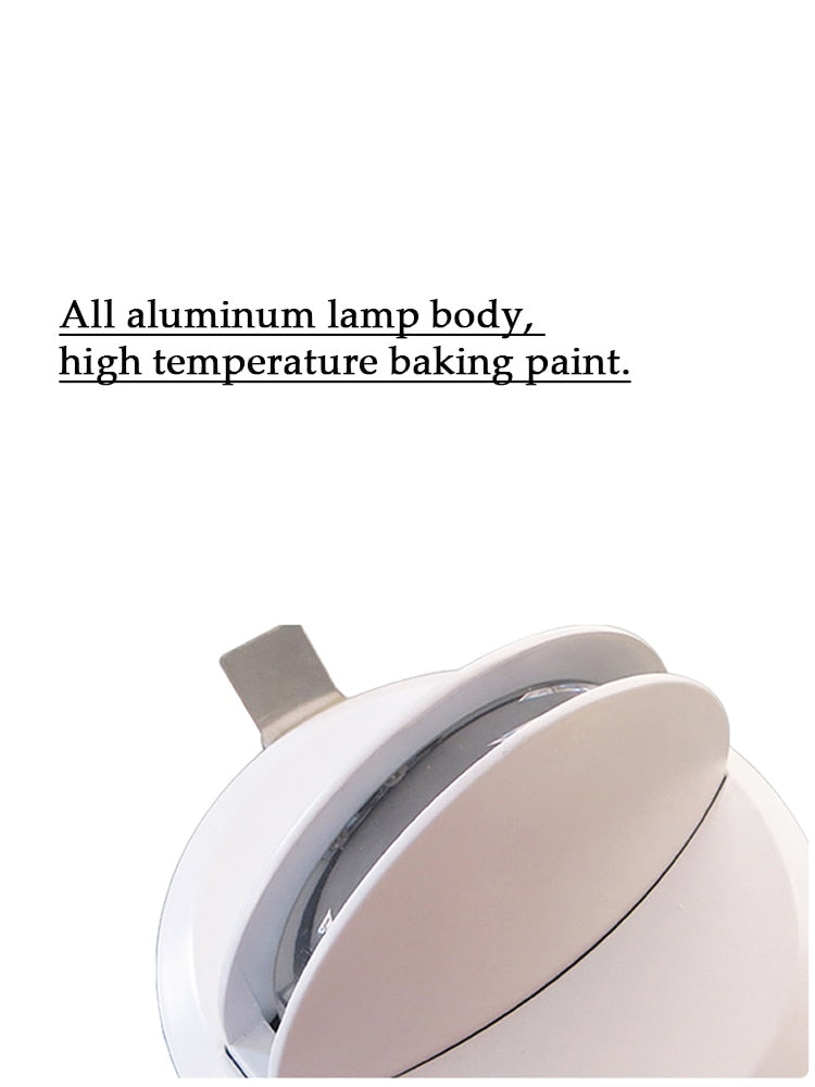 LED Downlight Anti-Glare led Ceiling Lamp LED Spot Lighting window garden door of the corridor led Recessed Downlight AC85-265V