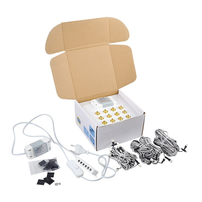 Mini LED Downlight 12pcs/set 1w Outdoor Garden Bathroom Corridor Ceiling Spot Bulb Light SPA Sauna Lighting CE