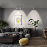 Square Dimmable Angle Adjustable LED Surface Mounted Downlight with Replaceable GU10 LED Bulb 7W/12W/15W LED Ceiling Spot Lamp