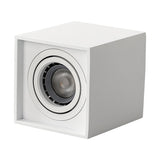 Square Dimmable Angle Adjustable LED Surface Mounted Downlight with Replaceable GU10 LED Bulb 7W/12W/15W LED Ceiling Spot Lamp