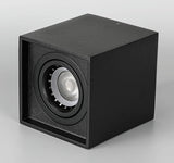 Square Dimmable Angle Adjustable LED Surface Mounted Downlight with Replaceable GU10 LED Bulb 7W/12W/15W LED Ceiling Spot Lamp