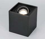 Square Dimmable Angle Adjustable LED Surface Mounted Downlight with Replaceable GU10 LED Bulb 7W/12W/15W LED Ceiling Spot Lamp