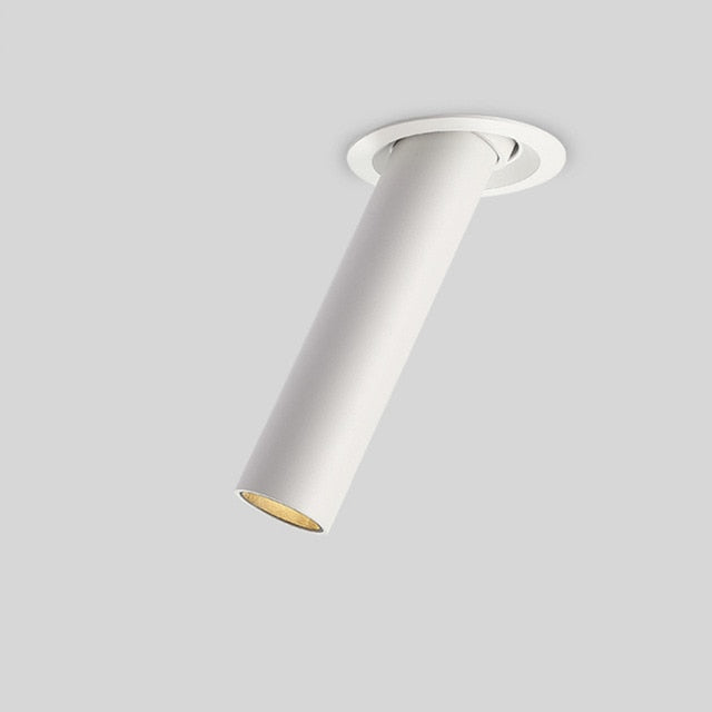 Simple LED downlight 360 degree rotating bedroom lamp spotlight bedside lamp lamp adjustable light source 3w