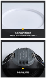 Dimmable Waterproof LED Down lights 10 pcs lot 5W 7W 9W 12W 18W LED Downlight Outdoor Leds Ceiling Lamp For Bathroom Bulb MJ1020