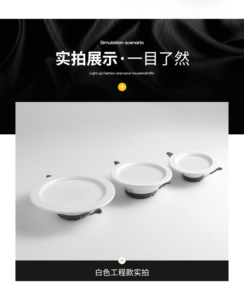 Dimmable Waterproof LED Down lights 10 pcs lot 5W 7W 9W 12W 18W LED Downlight Outdoor Leds Ceiling Lamp For Bathroom Bulb MJ1020