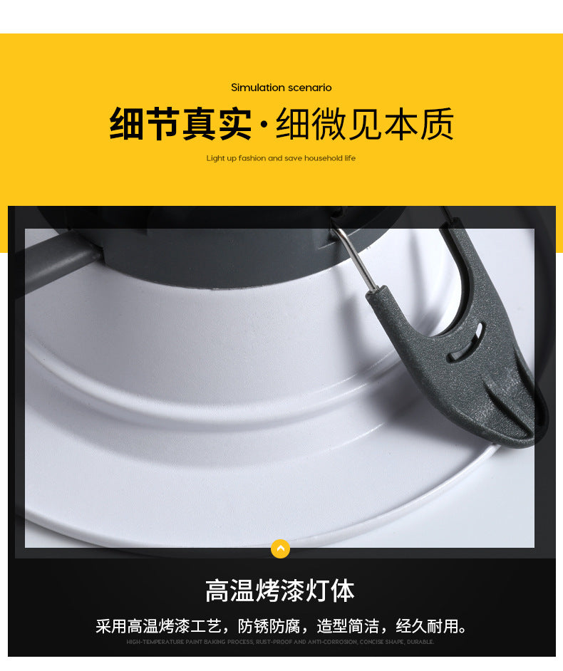 Dimmable Waterproof LED Down lights 10 pcs lot 5W 7W 9W 12W 18W LED Downlight Outdoor Leds Ceiling Lamp For Bathroom Bulb MJ1020