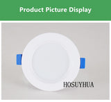 Round LED Downlight 5W Recessed down Lamp Three color Light Changeable 85-265V Led Bulb Bedroom Kitchen Indoor LED Spot Lighting