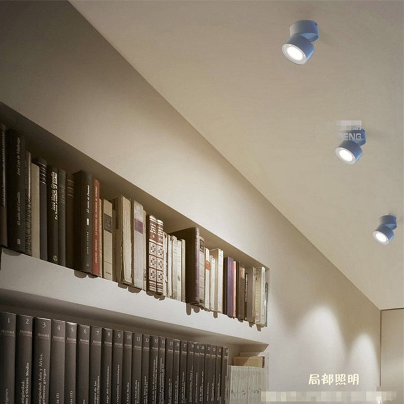 ONDENN Dimmable LED Recessed Downlights 15W 20W COB LED Ceiling Lamps Surface Mounted 360 Degree Rotatable 4pcs