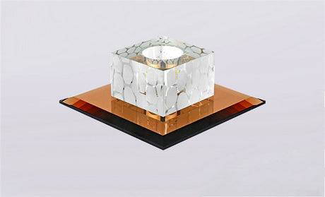 Crystal LED 3W 5W Ceiling Lights Creative Square Ceiling Lamp For Home Decoration Luminaire Living Room Restaurant KTV Bar
