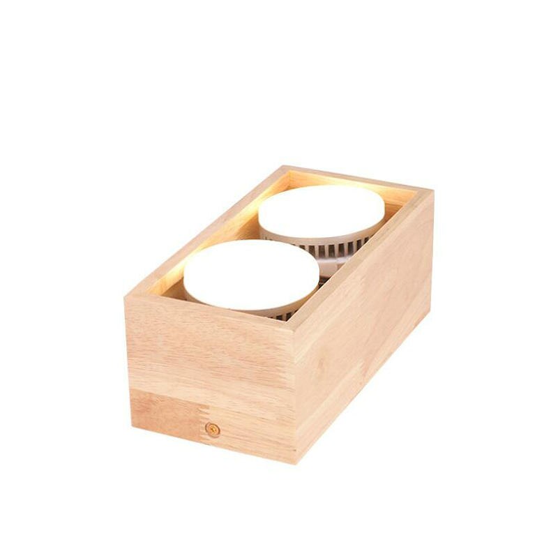 LED Downlight 1 Head 2head GX53 LED Ceiling Down Light AC110V-240V Cold white/Warm White square double LED Downlight Lamp