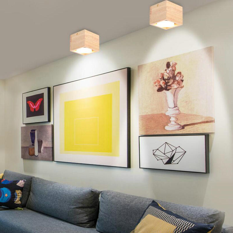 LED Downlight 1 Head 2head GX53 LED Ceiling Down Light AC110V-240V Cold white/Warm White square double LED Downlight Lamp