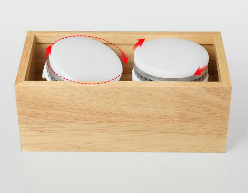 LED Downlight 1 Head 2head GX53 LED Ceiling Down Light AC110V-240V Cold white/Warm White square double LED Downlight Lamp