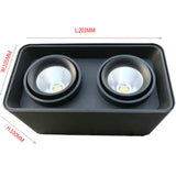 LED Downlights 15W 20W COB Surface Mounted Downlight LED Lighting Angle-adjustable AC110 220V 230V 240V