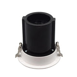 Dimmable LED COB 2pcs/lot Recessed Downlight 10W 12W 15W Round White LED Ceiling Spot Light Rotate 360 degrees